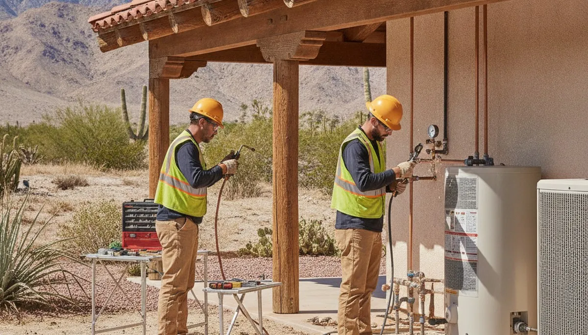 Palm Springs, CA plumbing repair team servicing pipes and fixtures for local homes and businesses